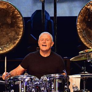 CARL PALMER ON DRUMS