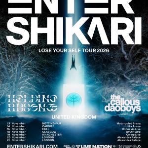 Enter Shikari UK Tour Poster 10th April