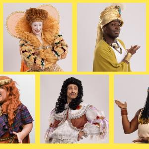 Cast in costume
